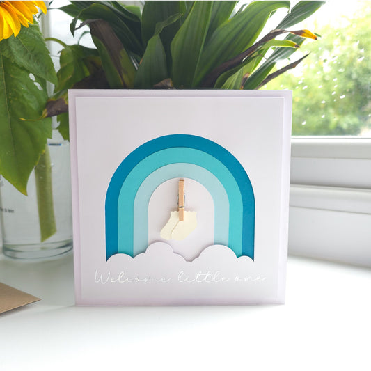 Welcome Little One - New Baby Card