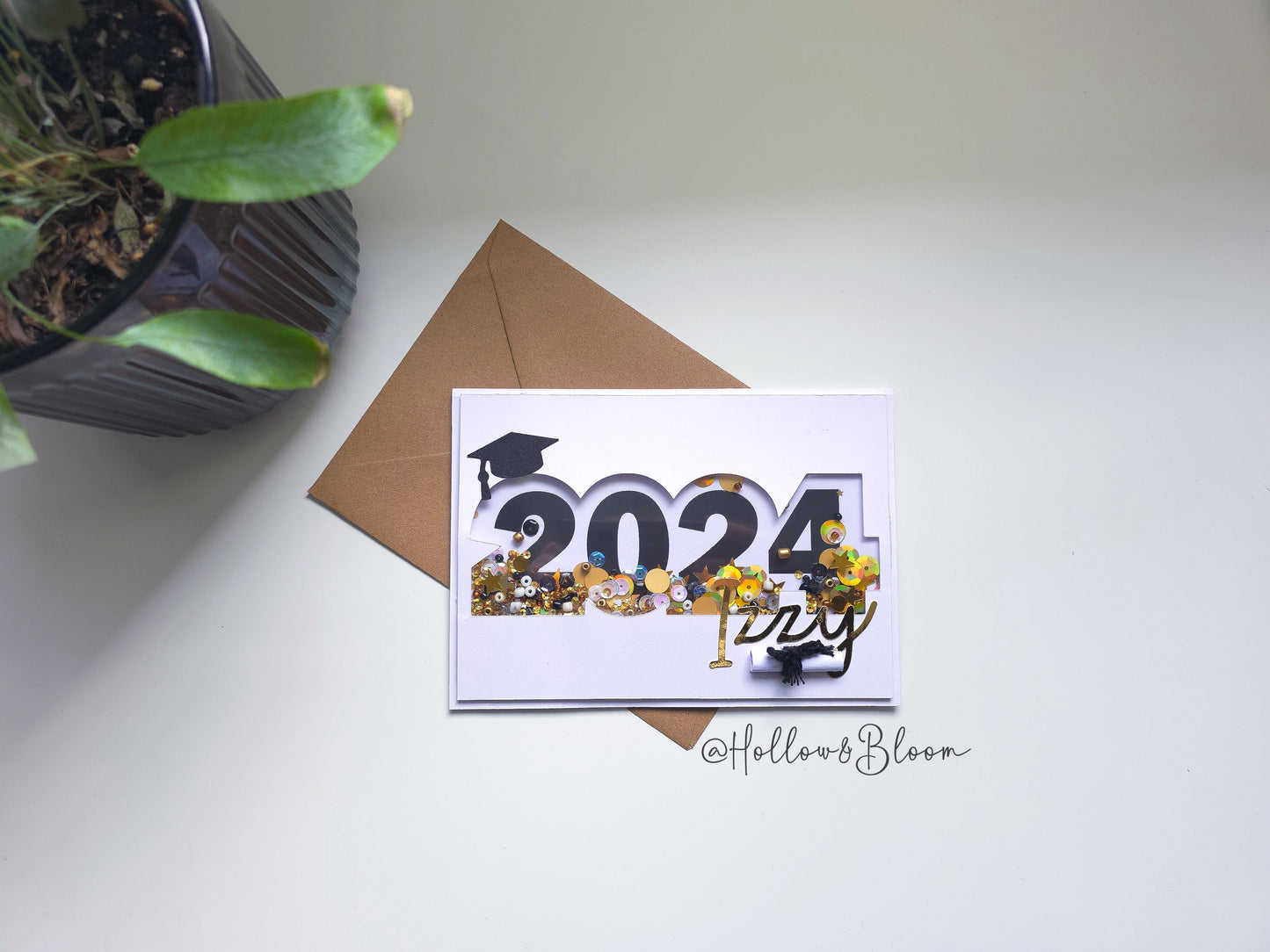 Personalised graduation greetings card - milestone gift for him & her