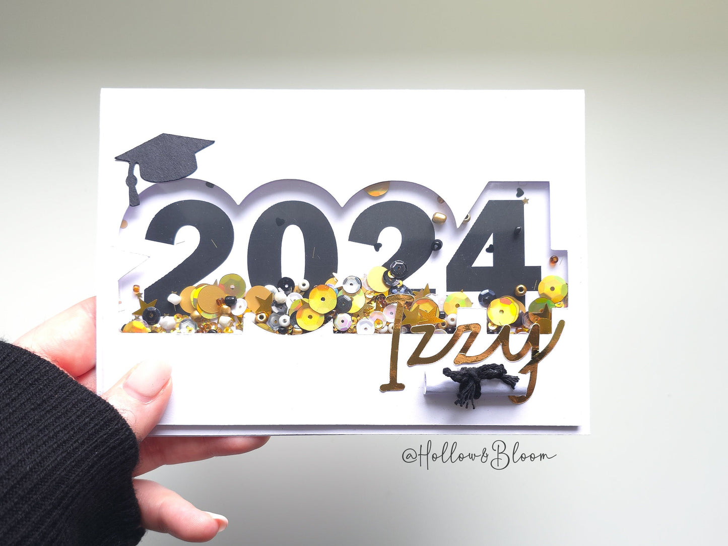 Personalised graduation greetings card - milestone gift for him & her