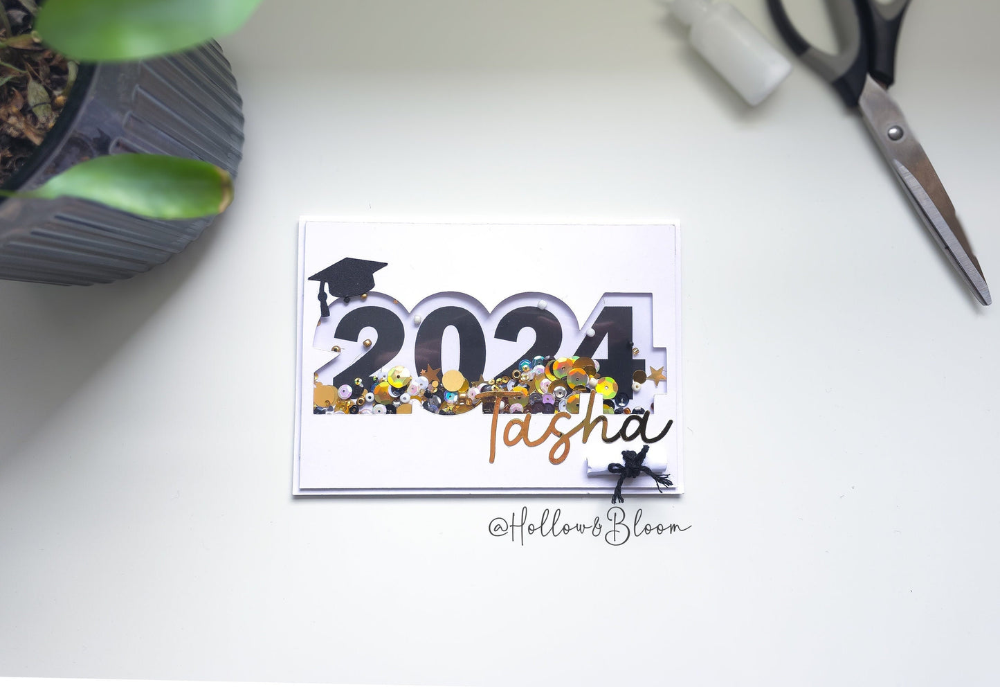 Personalised graduation greetings card - milestone gift for him & her