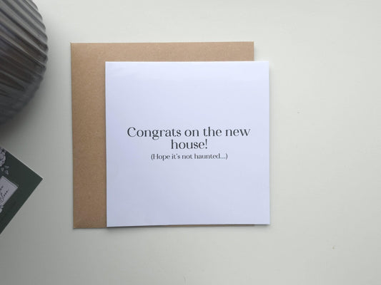 Novelty First Home Greeting Card